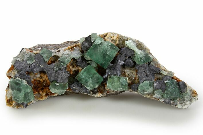 Fluorescent Green Fluorite Cluster - Diana Maria Mine, England #324352